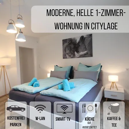 Moderne, Helle 1 Zimmer-wohnung In Citylage Bad Urach